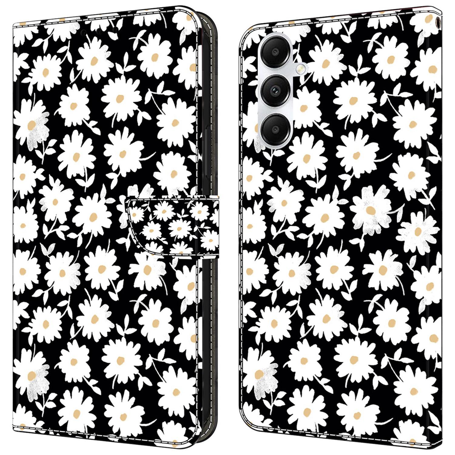 

For Samsung Galaxy A25 5G (Global) (161.0x76.5x8.3mm) Case Printed 3D Pattern Leather Phone Cover B