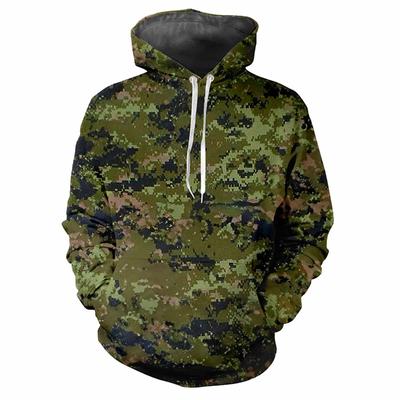 Sudadera con capucha con estampado 3D de camuflaje de jungla para primavera y otoño, sudadera holgada informal para deportes al aire libre, sudadera clásica de camuflaje para niños.