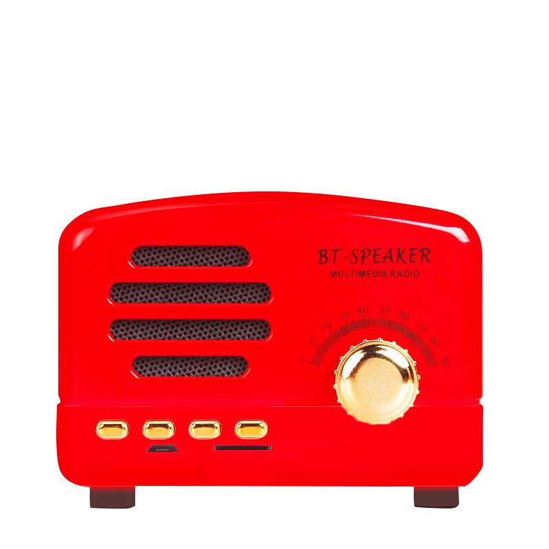SMEBERT Retro Wood Portable Bluetooth Speaker (CN version)