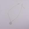 Simple Geometric Smooth Disc Pendant Necklace Female, Popular Geometric Temperament Fashion Item