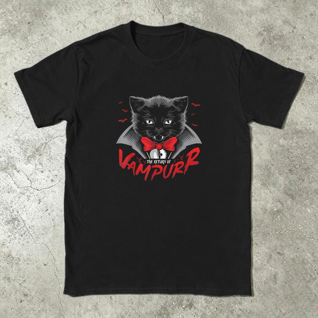 Unisexs The Return Of Vampurr T-Shirt Baumwollkleidung Neuheit Kurzarm O-Ausschnitt T-Shirts Klassisches T-Shirt