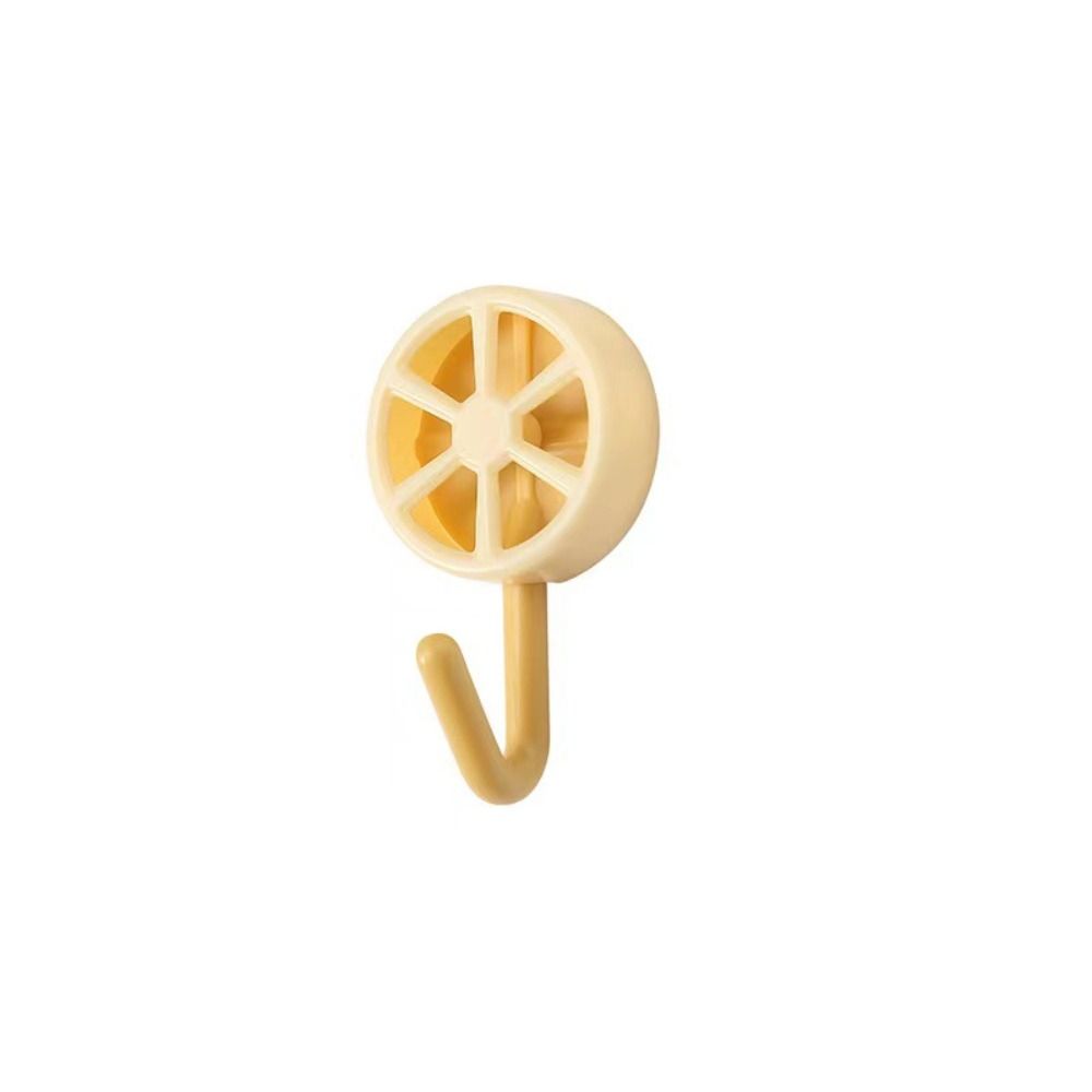 Punch-free Self Adhesive Hooks Lemon Key Bag Hooks New Towel Coat Hooks
