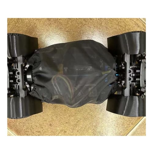 SHEAWA Tamiya 1/10 TT-02 RC Car Dustproof Cover, Nylon, Protects Against Sand, Grass, and Wet Mud, Water-Resistant Case, Accessories