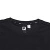 FILA Fitness Simple Sports Training Comfortable Versatile Breathable Knitted Short Sleeve T-Shirt Men Tops Deep-Black A11M621109FBK
