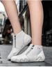 Retro Women's Genuine Leather Martin Boots - Plus Size, High-top, Wear-resistant, Casual Outdoor Shoes
