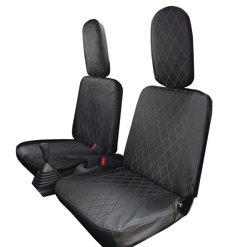 

BONFORM Diamond Quilted Seat Covers for Suzuki Carry 13, Black, 4368-07BK чёрный