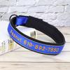 Reflective Custom Dog Collar Personalized Embroidery Pet Puppy Cat Collar Embroidered Phone Name For Small Medium Large Dog