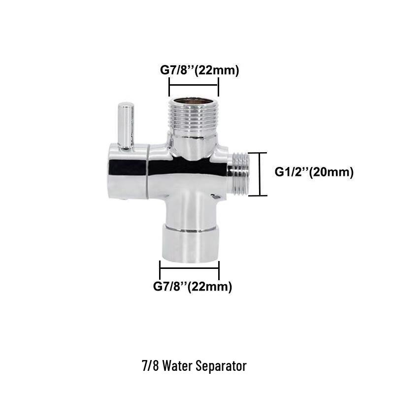 Dual Angle Valve Bidet Kit: High-Pressure Booster Spray Gun for Bathrooms