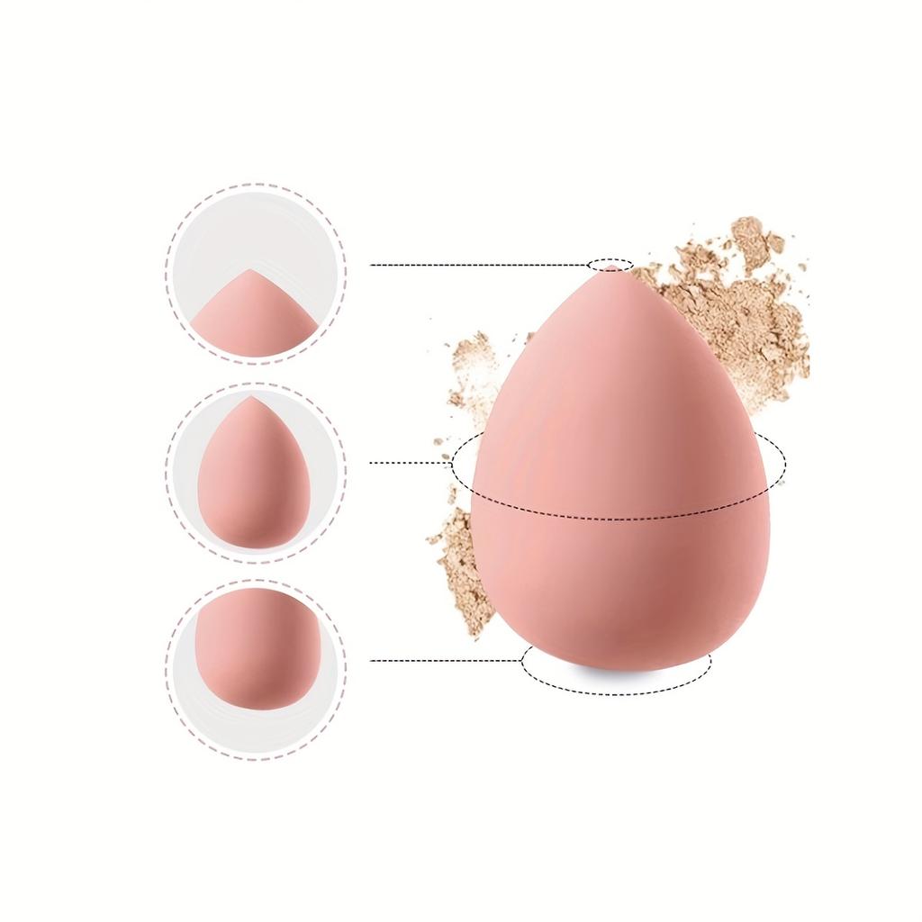 5pcs Powder Puff  Makeup Sponge Set, Triangle Makeup Puffs For Face Body, Wet And Dry Use Foundation Blender Sponge Beauty Tools