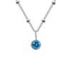 December Birthstone Rhinestone Pendant Necklace - European Women's Fashion