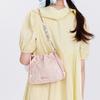 New Miffy Synthetic Leather Shoulder Bag, Bucket Bag, Chain Bag, Crossbody Bag Regular Women's White/Pink MF2444-01