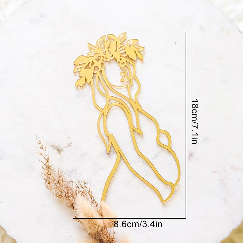 The Mummy To Be Cake Topper Happy Women's Day Expectant Mother Line Art Silhouette Cake Decoration Birthday Party Supplies