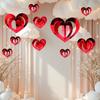 Romantic Valentine's Day Love Pulling Wedding Love Flower Hanging Curtain  Anniversary