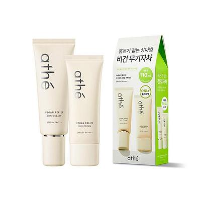 Vegan Relief Sonnencreme SPF50+PA++++, Kbeauty, Koreanische Kosmetik, Probe