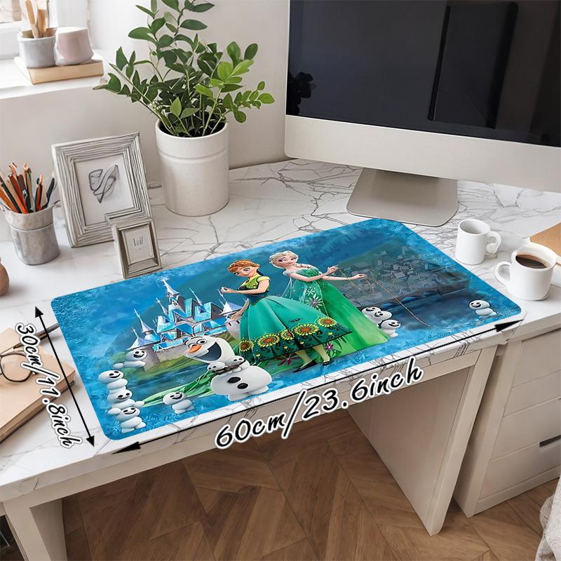 1Pc Frozen Fantasy World Gaming Mouse Pad Keyboard Desk Mat Non-slip Rubber Lock Edge Waterproof Computer Mousepad for Office Home Decor Y1446