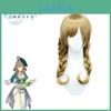 Genshin Impact Inspired Lisa Cosplay Wig Double Braid Hair