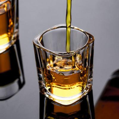6pcs/4pcs/2pcs Wine Glass Transparent Shot Glass 70ml Small Capacity Water/Tea Cup Dispenser Wholesale Cups Strong Liquor Glass