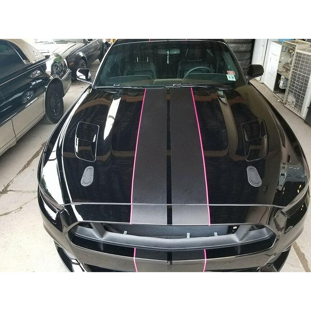 Carbon Fiber Look  Racing Car Flush Mount Hood Latch Steel Pin Locking