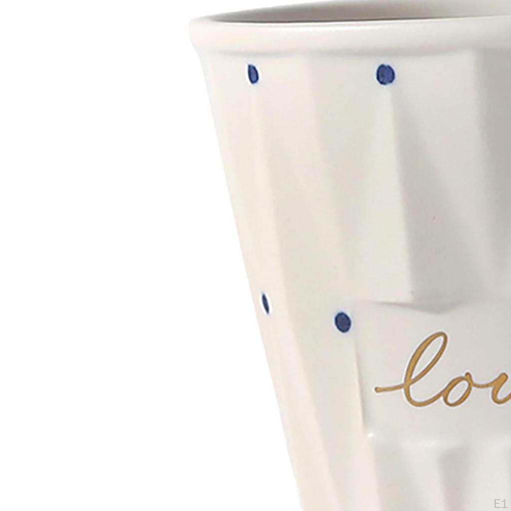 Coffee Mug Teacup with Handle Handmade Creative Decor Milk Drinking Cup for Mother's Day Dinner