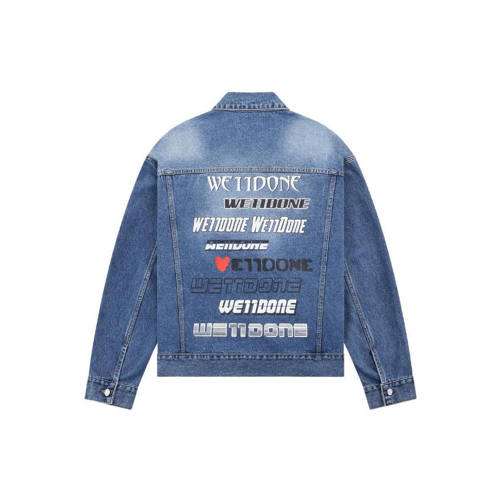 WE11DONE SS23 Denim Jacket Unisex Blue WD-DJ1-23-915-U-BL
