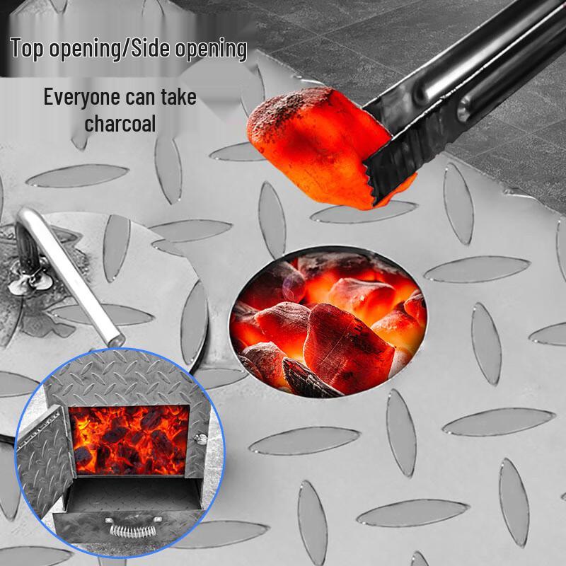 De Ruien Thickened Charcoal Ignition Stove with Storage