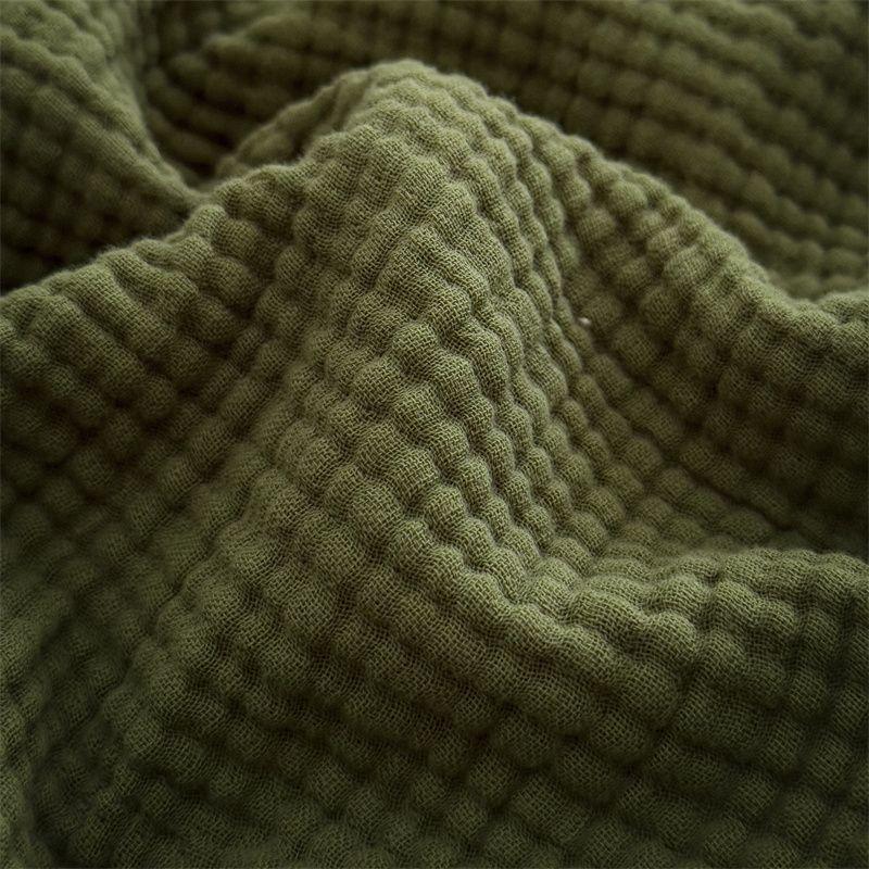 Outdoor Blanket Camping Pure Cotton Six-Layer Gauze Knitted Summer Quilt Tassel Throw Shawl Nap Cover