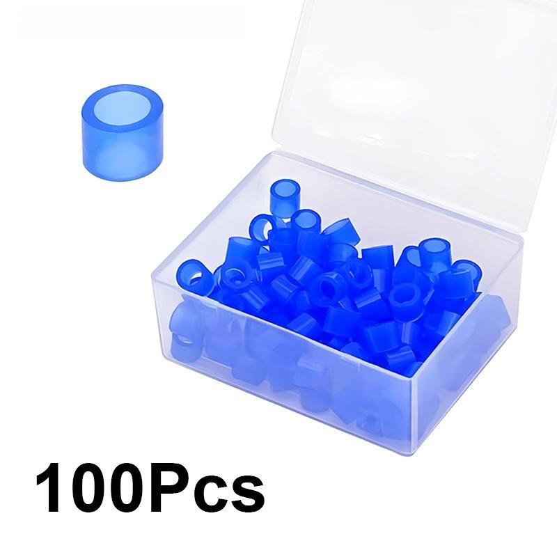 100 Stück Dental-Silikon-Identifikationsringe, Desinfektions-Kategorisierungsringe, Sterilisations-Markierungsringe, Dentalmaterialien
