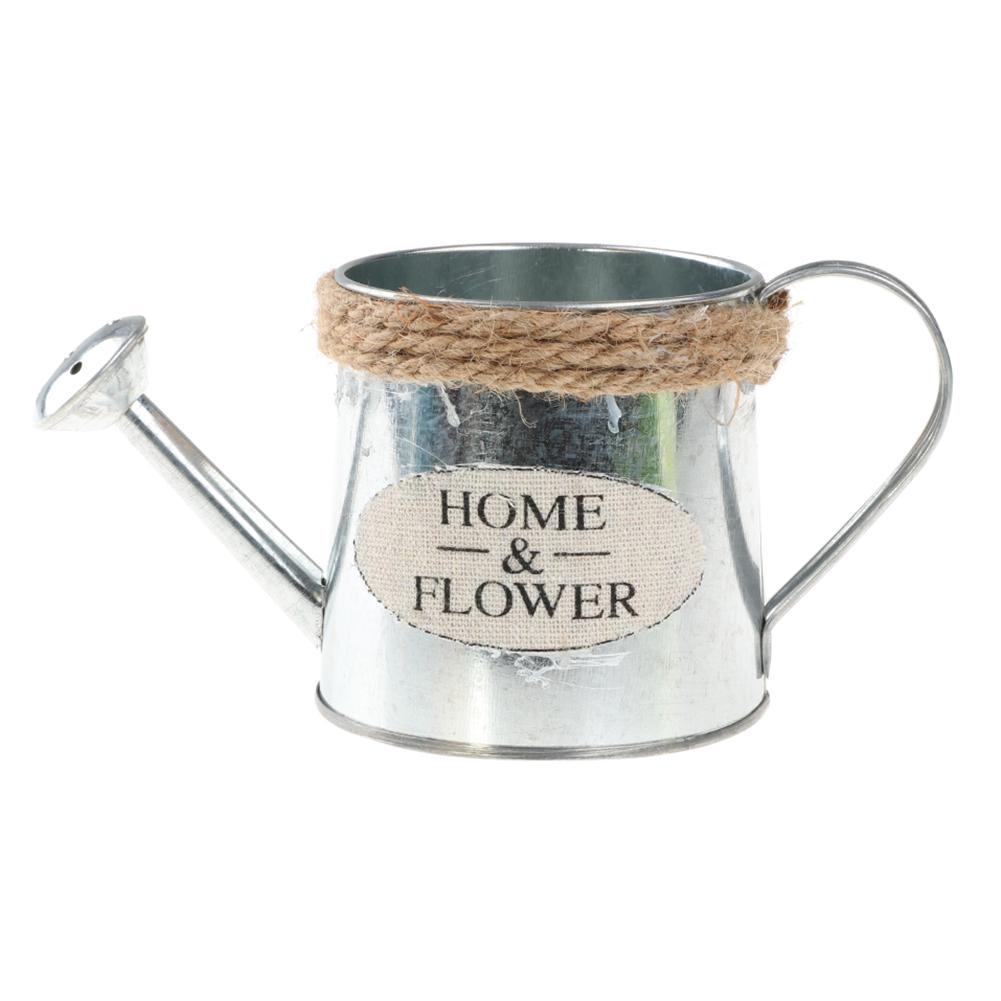 Retro Creative Iron Flower Pot Bonsai Bucket Flowerpot Potted Plant Holder Flower Vase Decor Home Garden Ornaments Color: Letter Retro Creative Iron Flower Pot Bonsai Bucket Flowerpot Potted Plant Holder Flower Vase Decor Home Garden Ornaments Color: Letter