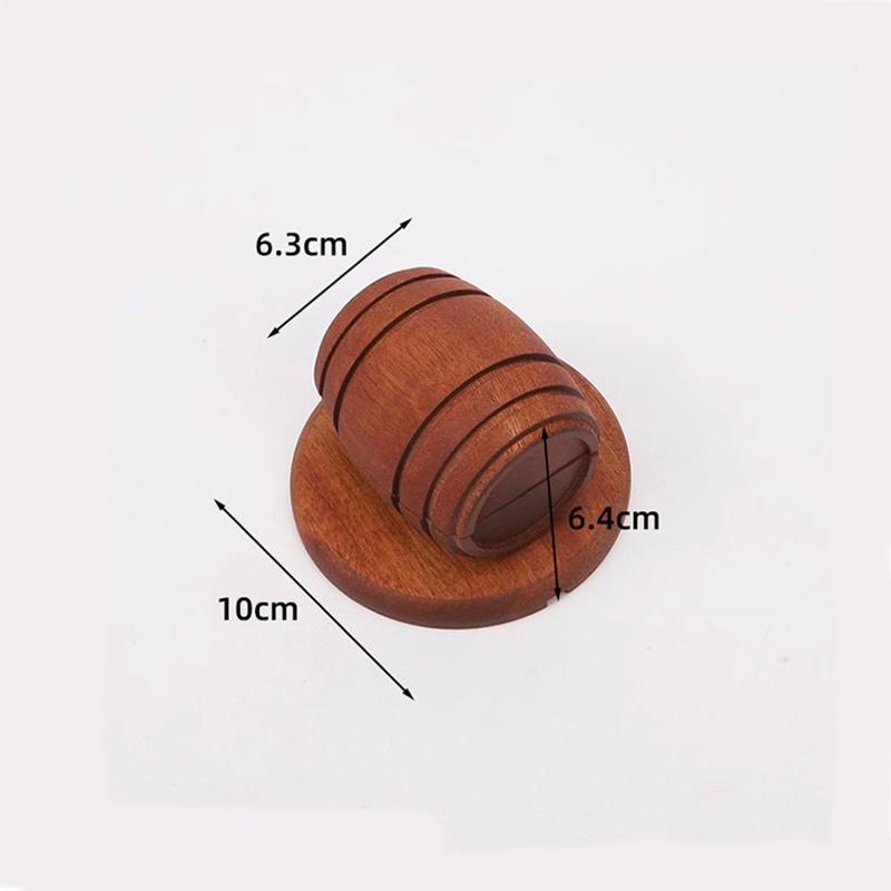 Neues Modell Fass Cocktail Räucherset mit Holzchips - 4 Geschmacksrichtungen Old Fashioned Getränkeräucher Infuser für Bargetränke Küche