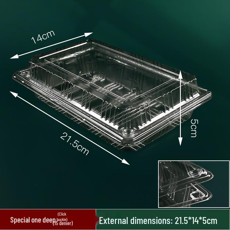 Sushi, Roast Duck, Pastry & Fruit Takeaway Box Set with Free Shipping & 100 Rubber Bands