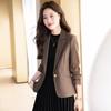 Women's Slim Fit Brown Blazer - 2025 Spring/Autumn Collection