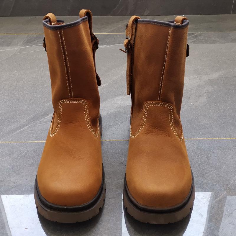 

Специальное предложение: Короткие ботинки из натуральной кожи — унисекс, ретро-стиль для верховой езды и Мартина, дышащие и модные 43