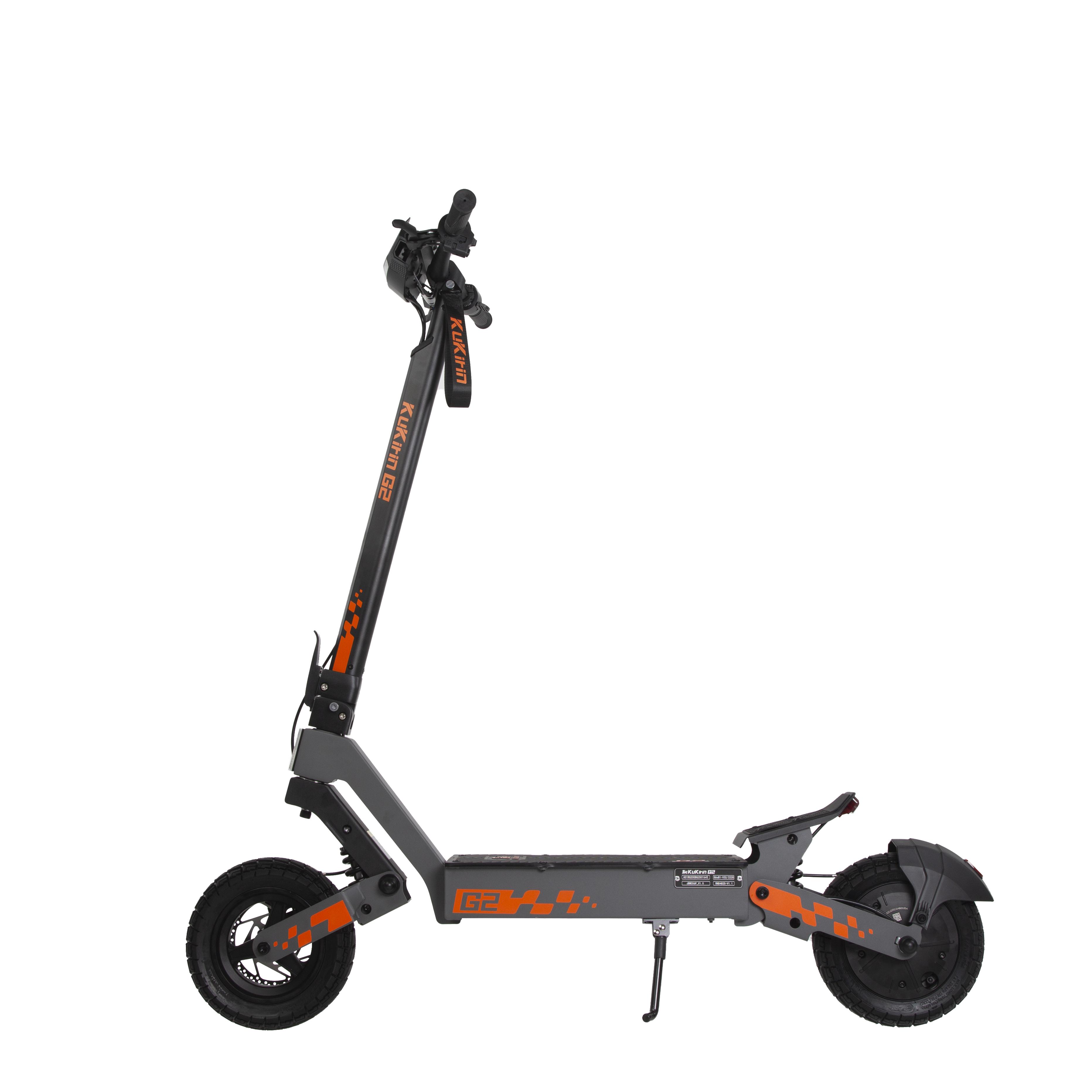 KuKirin G2 Faltbarer E-Scooter für Erwachsene 800W Bürstenloser Motor 48V15Ah Akku 10 Zoll Reifen Tragbarer Faltbarer E-Scooter für den Stadtverkehr und Reisen schwarz