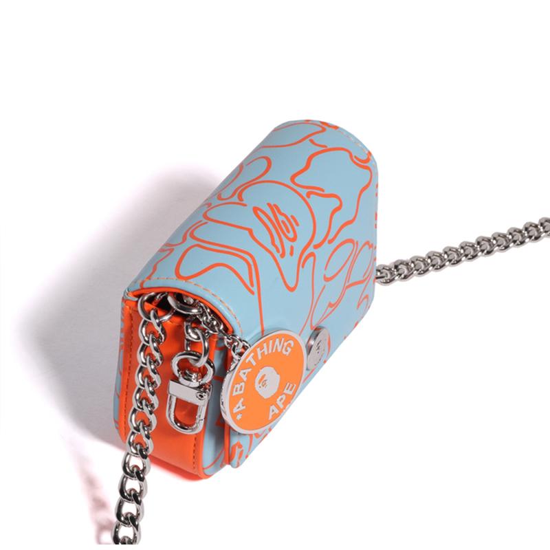 A Bathing Ape Fashionable Versatile Mini Crossbody Bag Women bags Blue Pink 0ZXBGW290002M