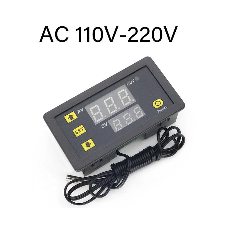 DC 12V Mini Digital Temperature Controller 12V 24V 220V Thermostat Regulator Heating Cooling Control Thermoregulator With Sensor