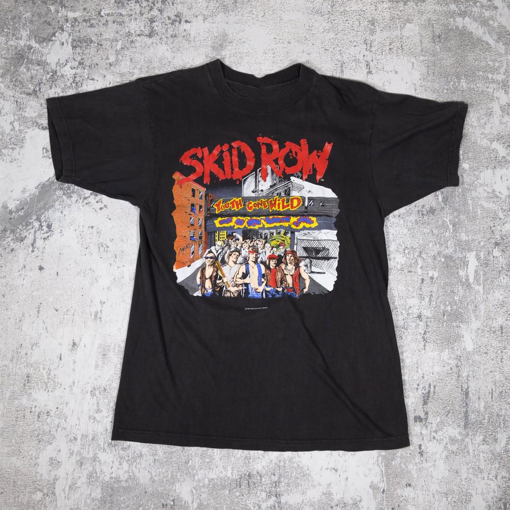 Винтажная футболка Skid Row Youth Gone Wild Все размеры от S до 5XL NE049 Унисекс футболка XXXL