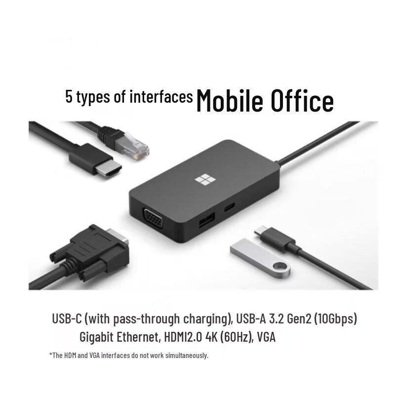 Microsoft USB-C 5-in-1 Multiport Adapter
