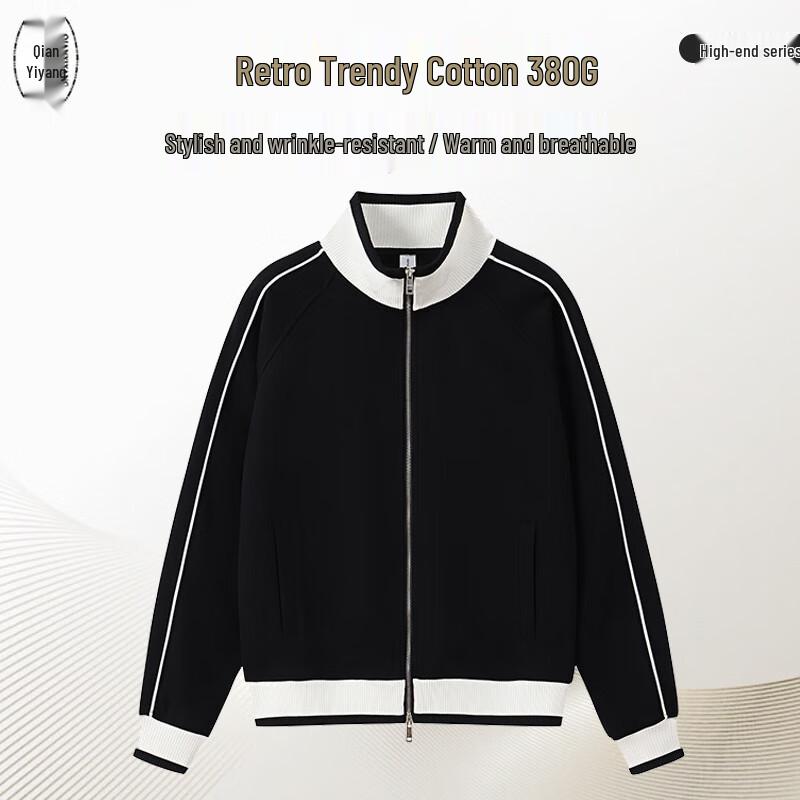 Men s Autumn/Winter Embroidered Baseball Jacket Sweatshirt M