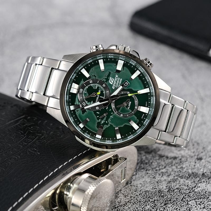 Casio Men EDIFICE Green Watch EFR-303DB-3A EFR-303DB-3A