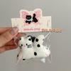 1Pc Cute Plush White Cat Keychain Kawaii Kitten Girl's Pen Bag Clutch Bag Backpack Pendant Good Friends Couples Gift Decoration