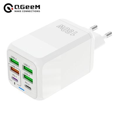 Adaptor de perete încărcător rapid cu 6 porturi Încărcare super rapidă PD QC 3.0 Usb C pentru iphone Samsung ipad Xiaomi Huawei Oneplus