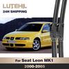 For Seat Leon MK1 2000-2005 2001 2002 2003 2004 Wiper Front Wiper Blades Windshield Windscreen Window Brush 21"+19"