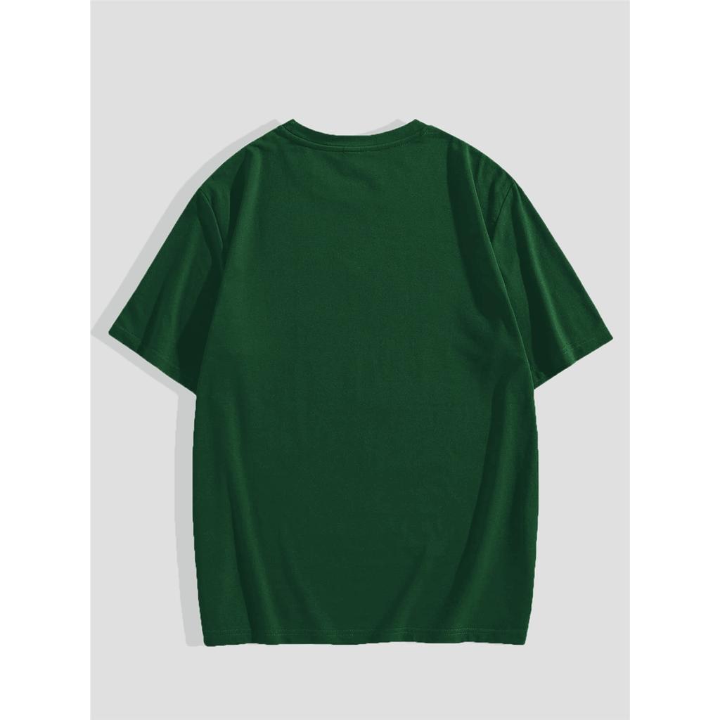 Dark Hip-Hop Men's Printed Summer Short-Sleeve T-Shirt, Casual and Fashionable, Suitable for Daily Wear