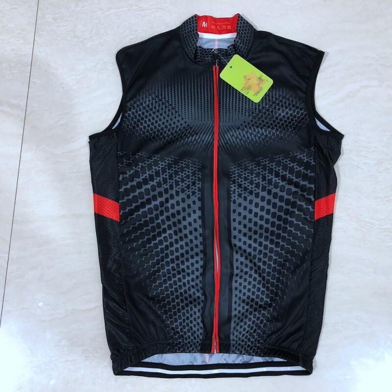 Mens Cycling Vest Road Biking Quick-Dry Breathable Jersey Sleeveless Bike Apparel Performance Wear