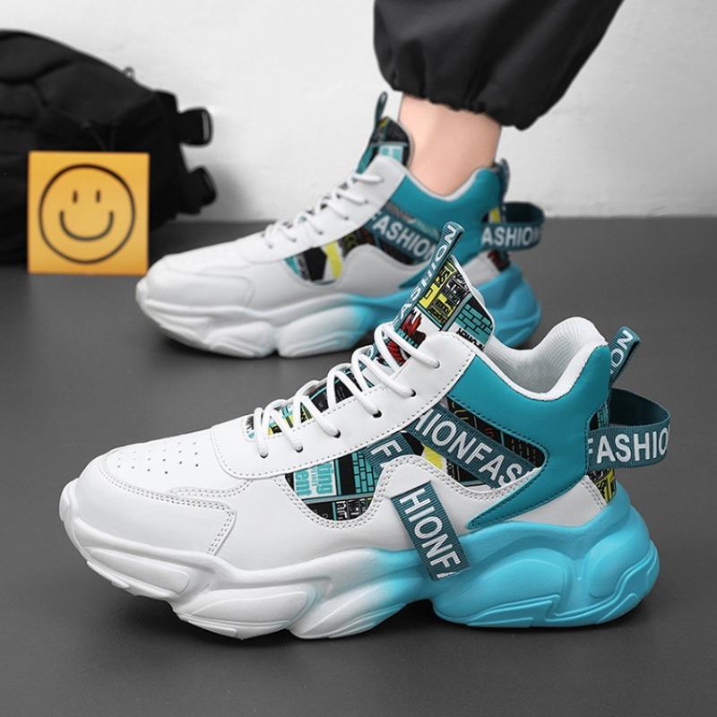 Wysokiej Jakości Modne Męskie Trampki Do Koszykówki Wiosna Nowe Wygodne Platformy Do Biegania Sportowe Uniwersalne Buty Zapatillas De Hombre