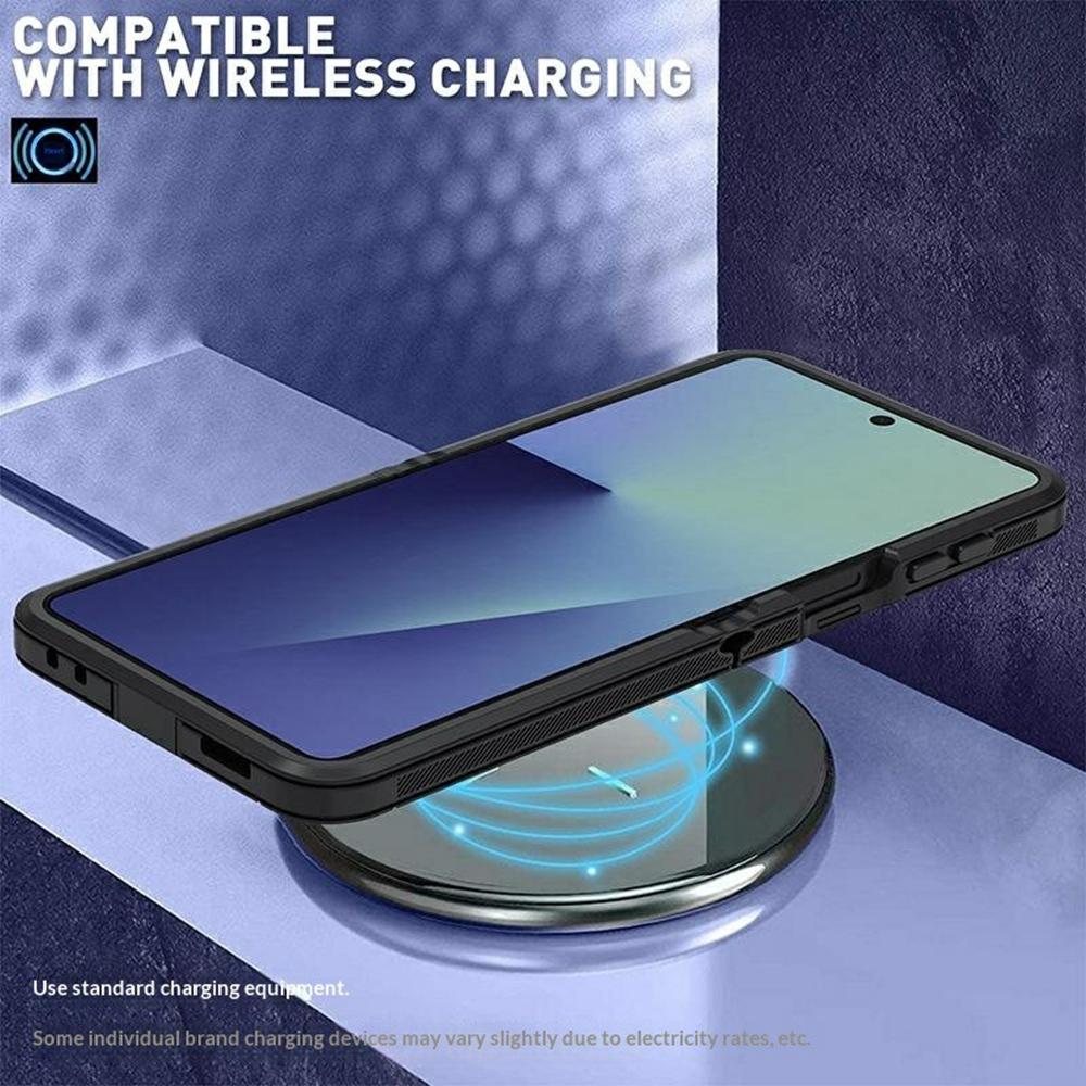 For Samsung Galaxy Z Flip7 5G Case Detachable PC + TPU Drop-Proof Back Cover