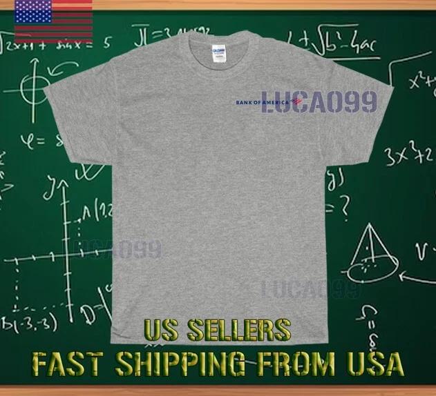 NEW SHIRT BANK OF AMERICA BLUE RACING LOGO T shirt FUNNY SIZE S-5XL S