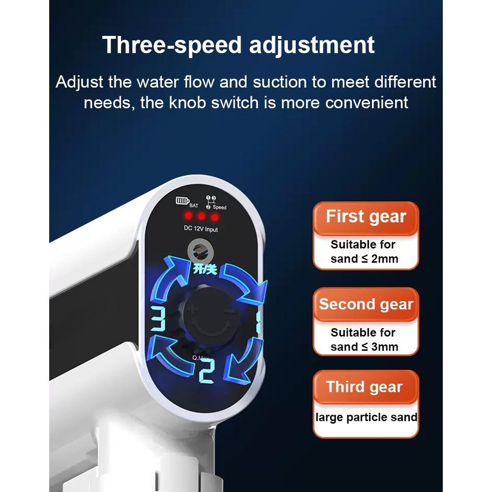 Fish Tank Water Changer Electric Sand-washing Toilet Absorber Cleaning Handy Tool Fish Tank Water Sucking Device Pump
