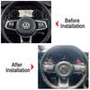 2026 Hot For Volkswagen VW Car Steering Wheel Paddle Shift Extend Shifter Sticker For VW Golf 7 GTI MK7 GTE GTD RLINE Volkswage
