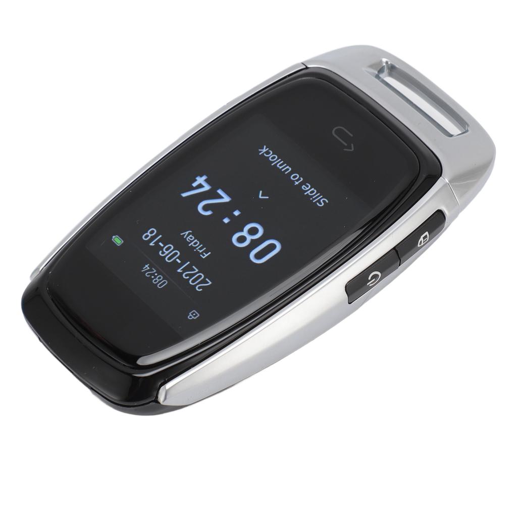 2.0 Inch LCD Screen Smart Key Keyless Entry Remote Control Car Key Replacement Accessory for Start Stop Engine Button
